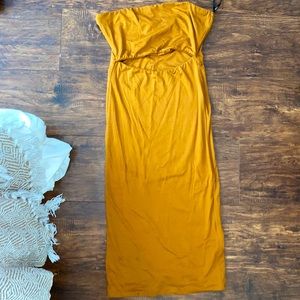 Knit Cut Out Midi Dress